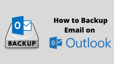 Backup Emails on Microsoft Outlook