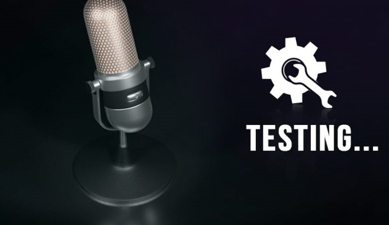 Test Microphone on Windows