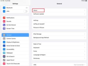 Rename or Change your iPad Name