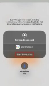 Chromecast Safari Browser