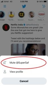 Mute On Twitter On Iphone