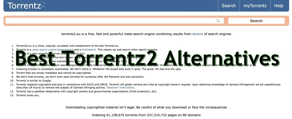 Torrentz2 Alternatives