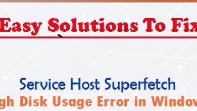 High CPU usage (Service host: Sysmain/Superfetch)