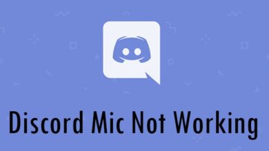 discord mic not working