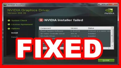 NVIDIA Installer Failed