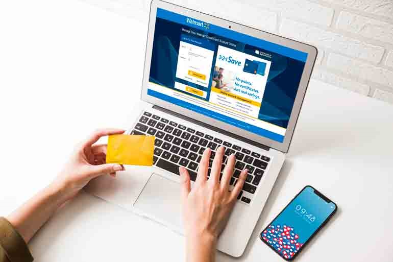 walmart card login