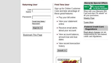 Menards Big Card Login