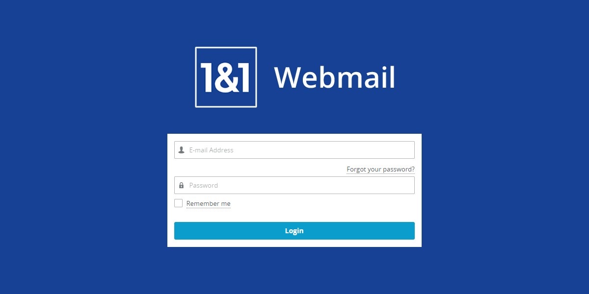 1and1 Login Or 1and1 Webmail Login at www.ionos.com Complete. 