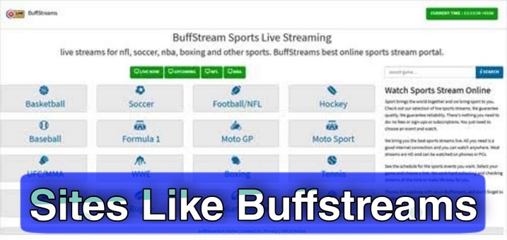 Buffstreams Alternatives