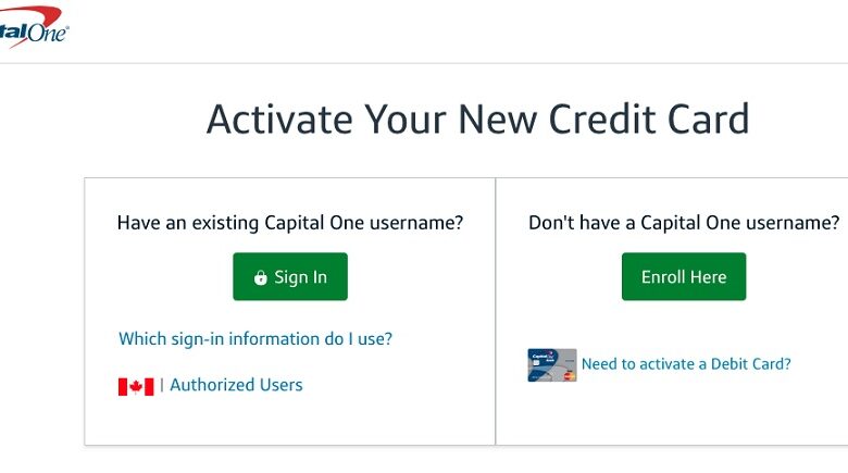 capitalone.com activate