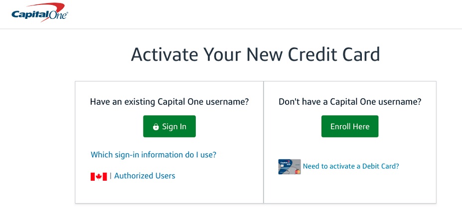 capitalone.com activate