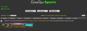 First Row Sports