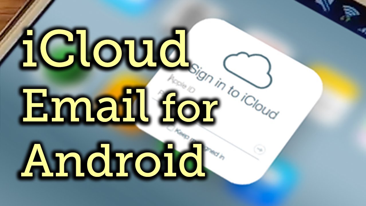 iCloud email account